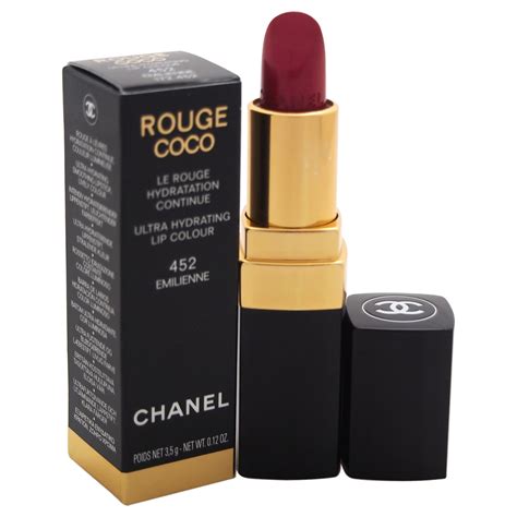 chanel rouge coco emilienne 452|Chanel emilienne 452 rouge.